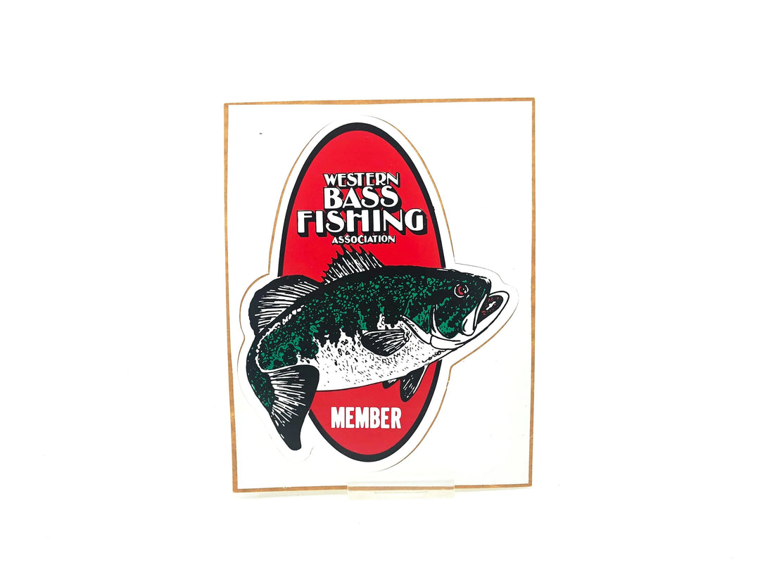 Western Bass Fishing Sticker