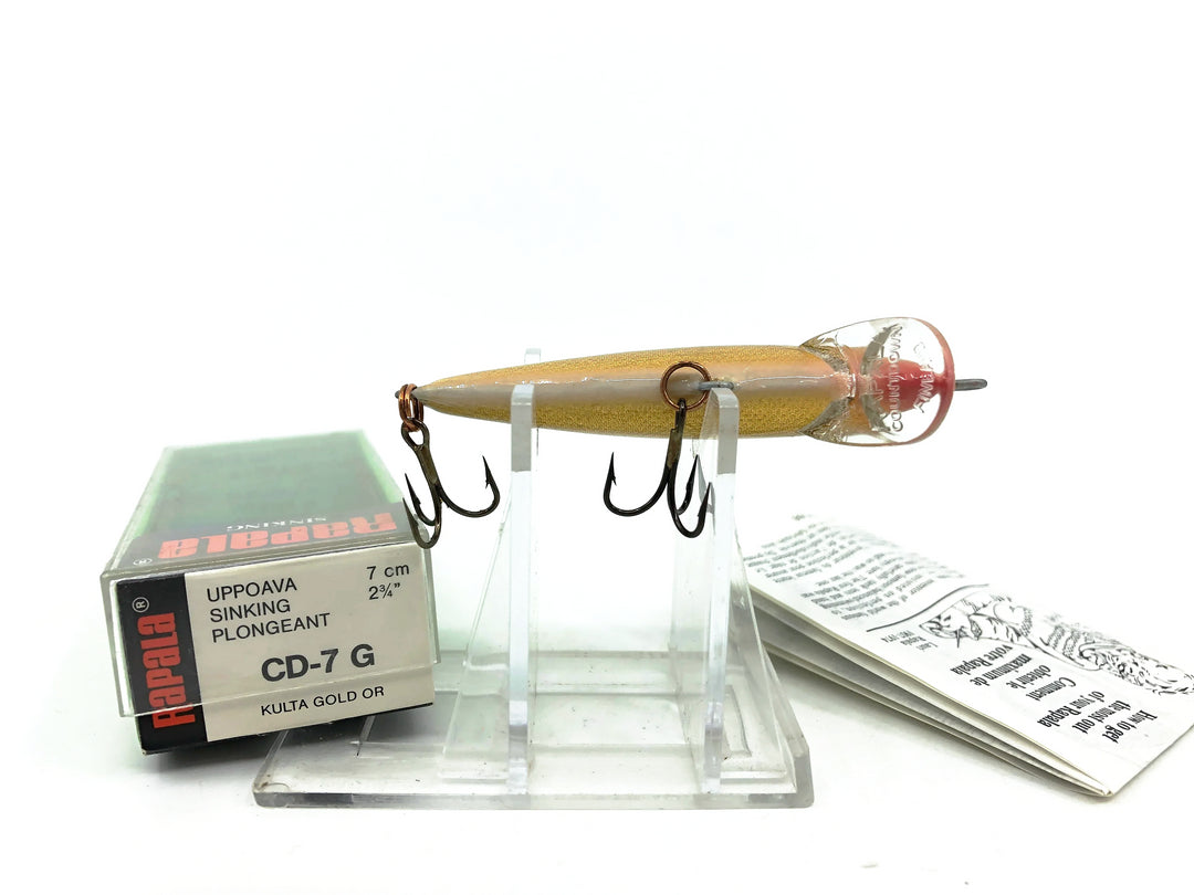 Rapala Countdown CD-7, G Gold Color with Box