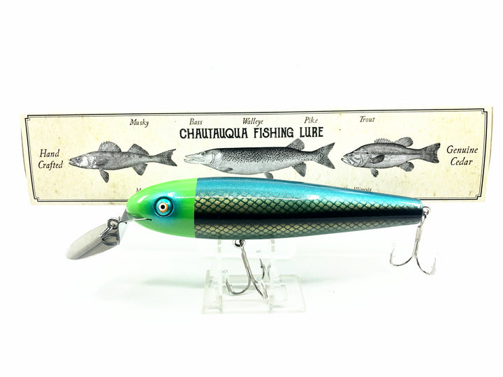 Chautauqua Magnum Deep Diver Wiggler Green Racer Color