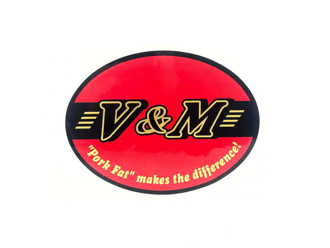 V & M Pork Fat Decal