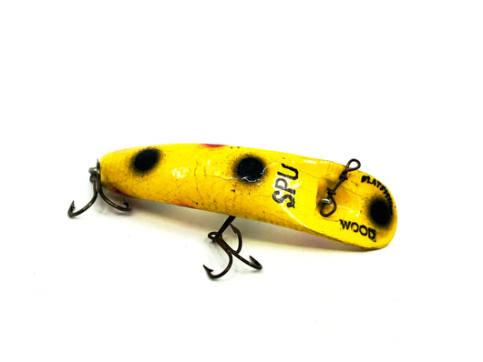 Helin's Flatfish SPU Vintage Wood Fishing Lure