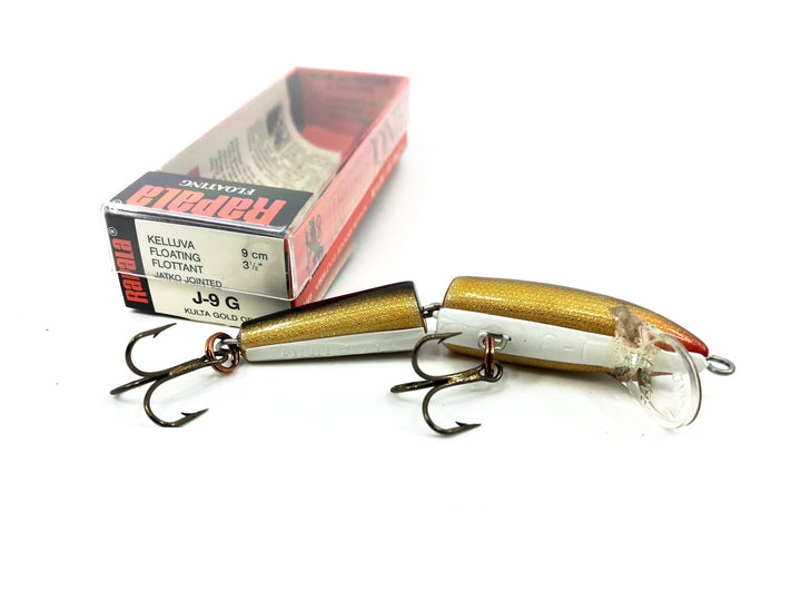 Rapala Jointed Floating Minnow J-9, G Gold Color w/Box