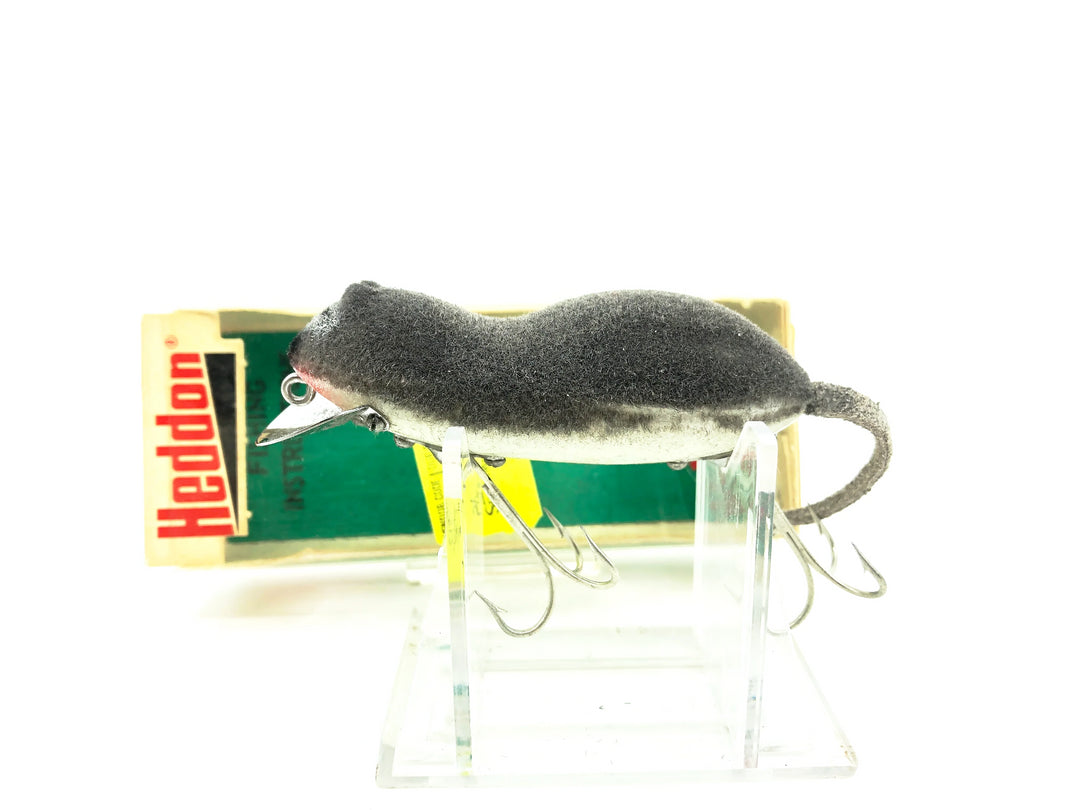 Heddon Meadow Mouse with Box 9800, BLM Black Mouse Color on Card