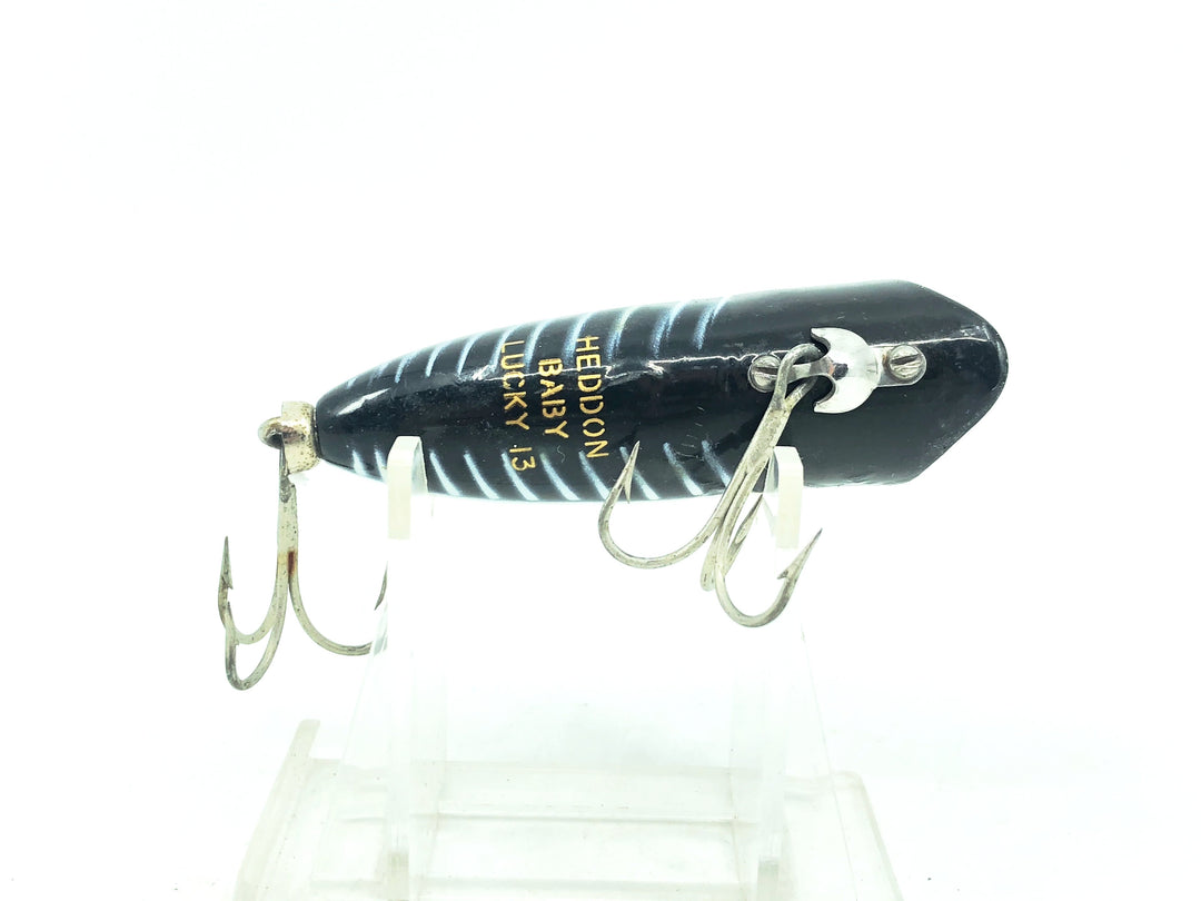 Heddon Baby Lucky 13, XBW Black Shore Minnow Color