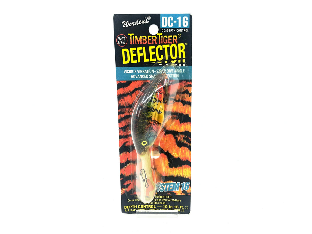 Worden's Timber Tiger Deflector DC-16, #207 Worden's Bluegill/Perch Color on Card