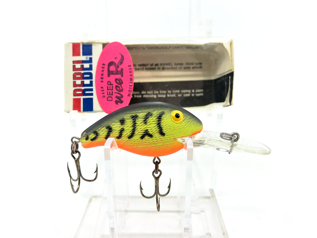 Rebel Deep Wee R, OCS Chartreuse/Black Stripes/Orange Belly Color w/Box