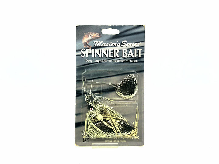 Lindy Little Joe Tandem Spinner Bait, White Color on Card