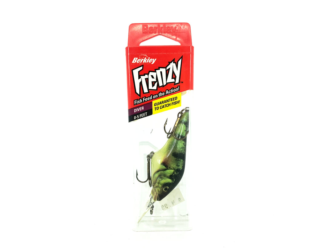 Berkley Frenzy Diver, Perch Color New w/Box