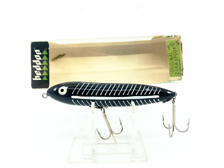 Heddon Original Zara-Spook Sway Back, XBS Black Shore Color with Box