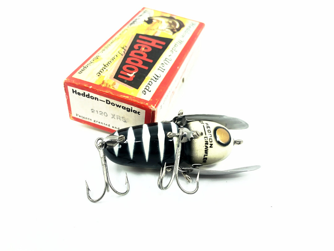 Heddon&nbsp;Crazy Crawler 2100, BWH Black Hornet Color with Box