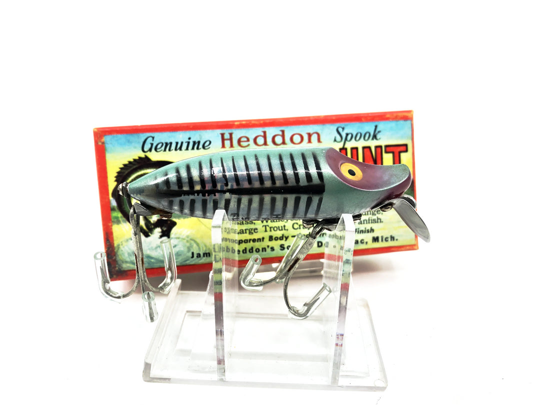 Heddon Floating River Runt 9400, XRG Green Shore Minnow Color with Box