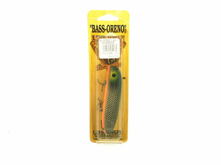 Luhr-Jensen South Bend Bass Oreno, Shore Minnow Color on Card