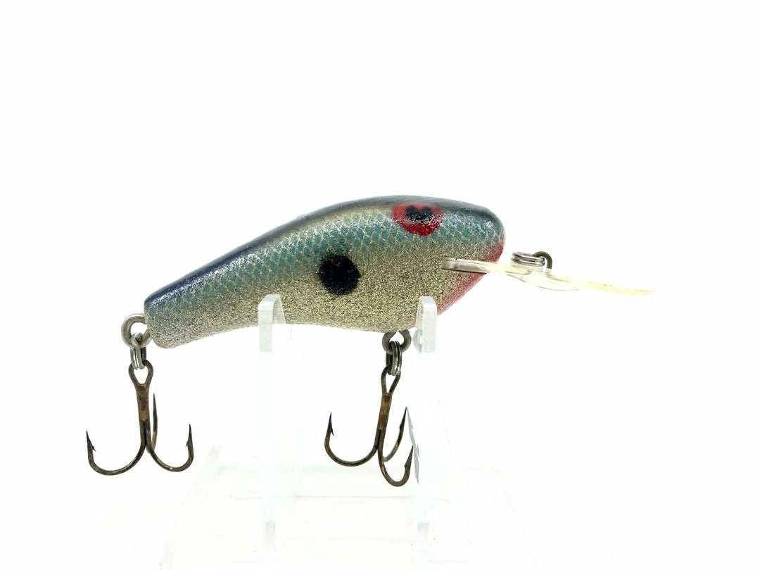 Poe's Super Cedar 200 Series, Blue Scale/Hot Silver/Red Throat Color