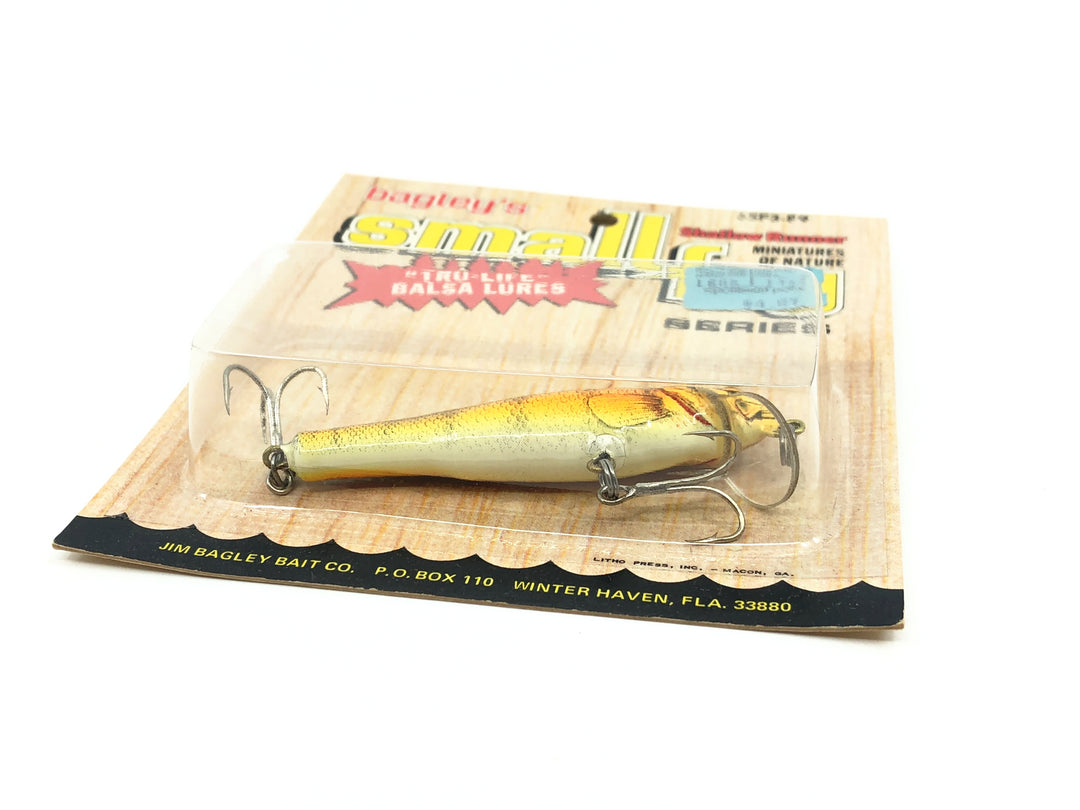 Bagley Small Fry 6SF3-P9, Tru Life Perch on Chartreuse Color on Card