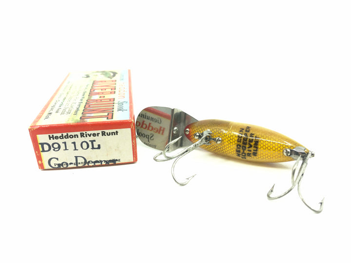 Heddon River Runt D9110-L Perch Color, with Box