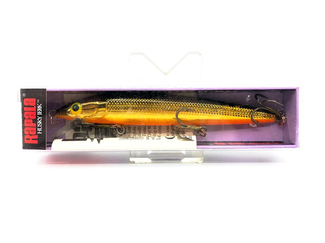 Rapala Husky Jerk HJ-12, G Gold Color with Box