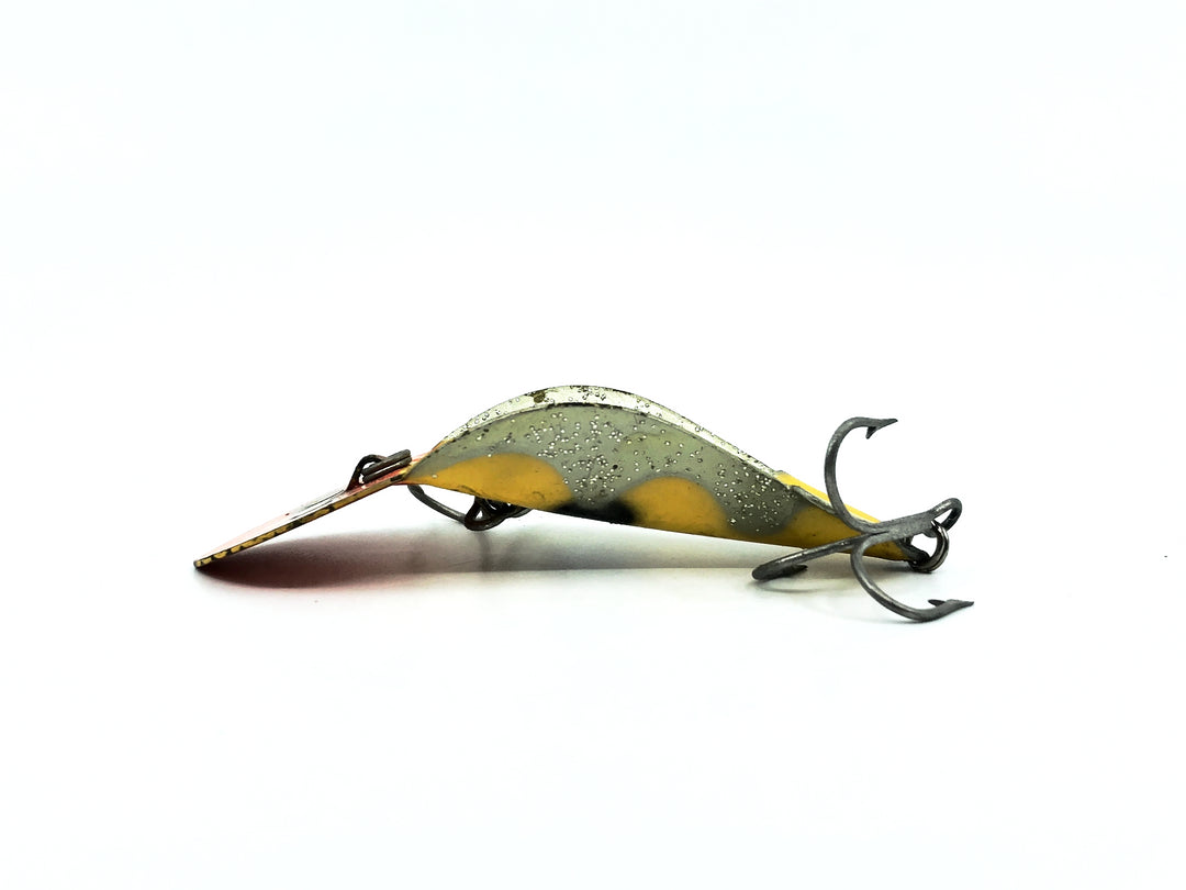 Buck Perry Spoonplug Silver Orange & Yellow Color