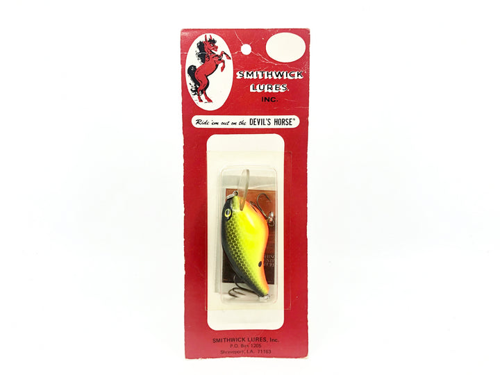 Smithwick Bo-Jack, No.61 Black and Chartreuse Scale with Orange Belly Color