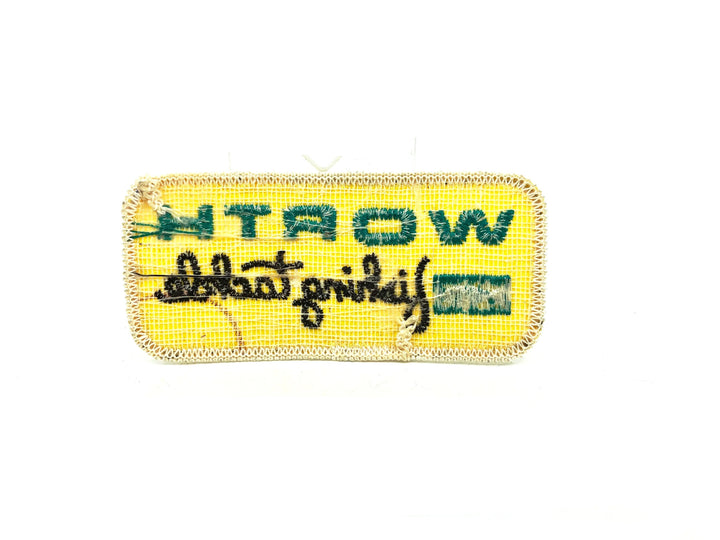 Worth Fishing Tackle Vintage Fishing Patch