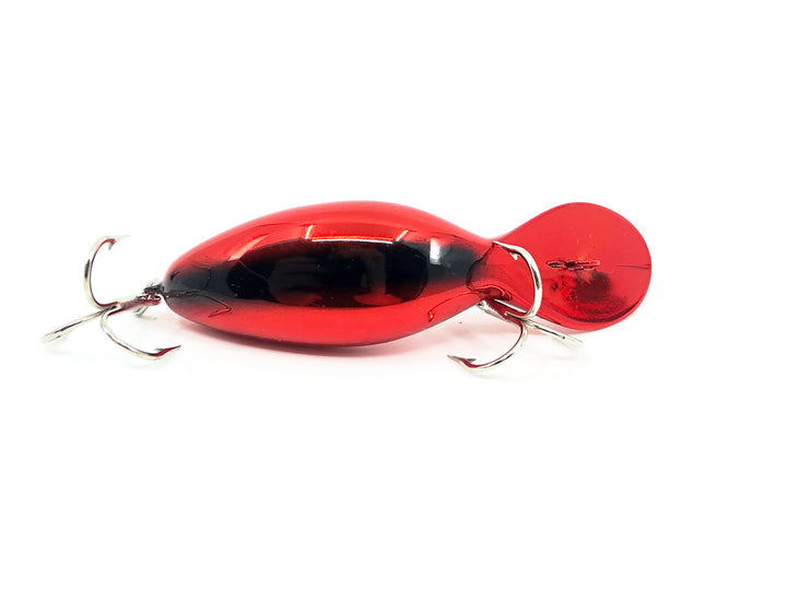 Heddon Clatter Tad, NRB Nickel Red Black Back Color