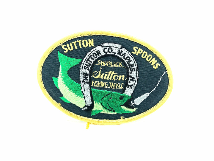 Sutton Spoons Fishing Tackle Shurluck Vintage Patch - Naples, N.Y