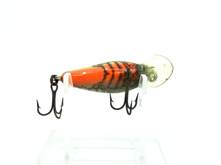 Bomber Model A 1A, XC2 Dark Green Crawfish/Orange Belly Color Screwtail