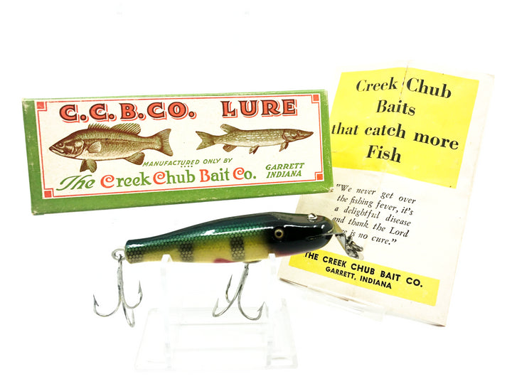 Creek Chub Baby Pikie 900, #01 Perch Color w/Box & Paperwork