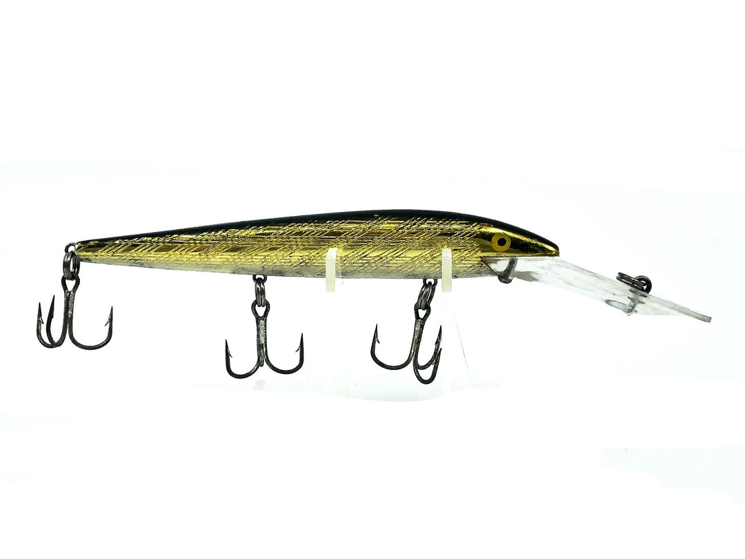 Rebel Spoonbill Minnow, #02 Gold/Black Color