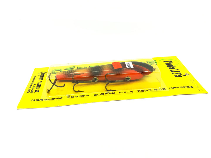 Fudally's Reef Hawg, Flame Color on Card- 6 1/4" Size