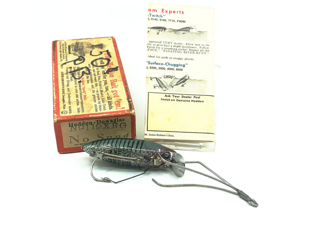 Heddon River Runt No-Snag N9119XRG, Green Shore Minnow Color with Brush Box