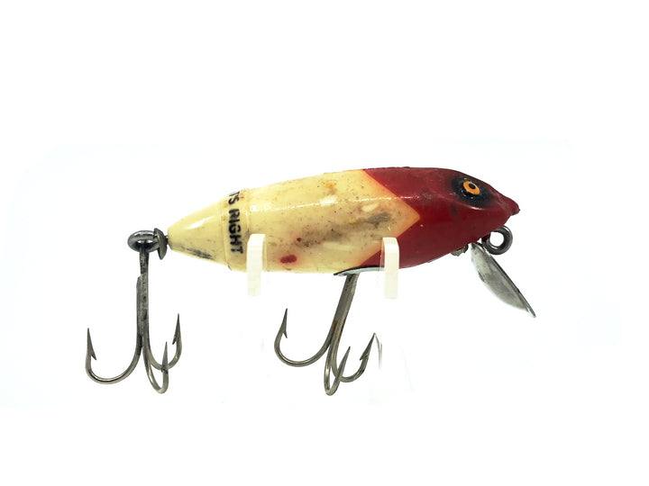 South Bend Fish-Obite, RW Red Arrowhead/White Color