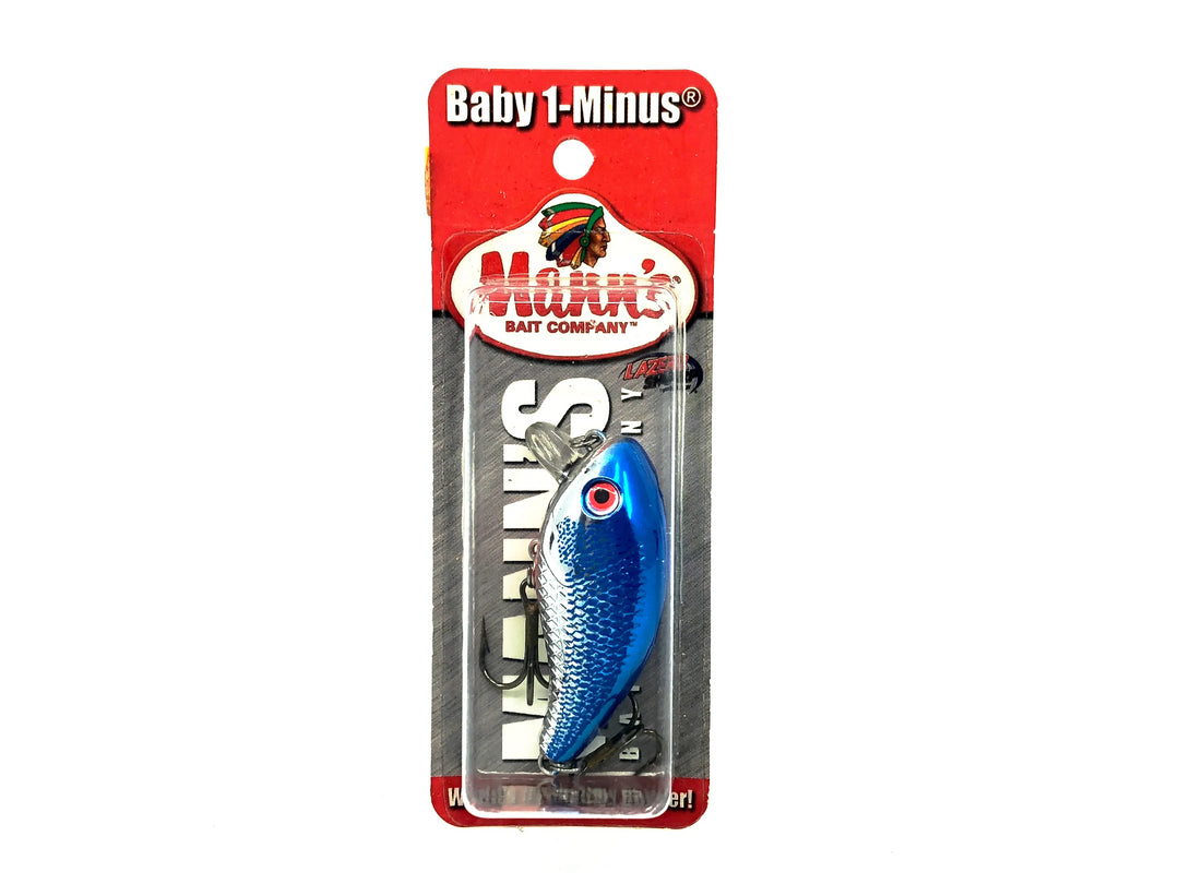 Mann's Baby 1- Minus, Chrome/Blue Back Color on Card