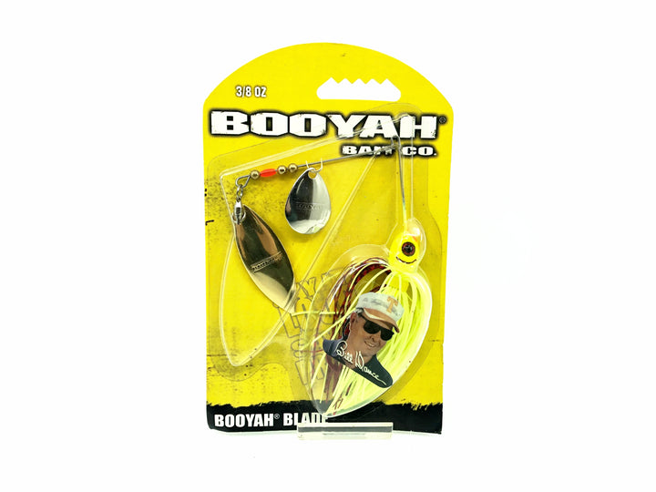 Booyah Bait Co. Booyah Blade 3/8oz, Wounded Chartreuse Color on Card