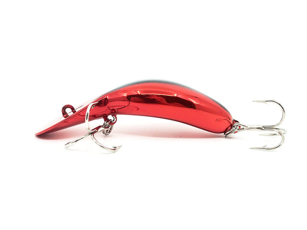 Heddon Clatter Tad, NRB Nickel Red Black Back Color