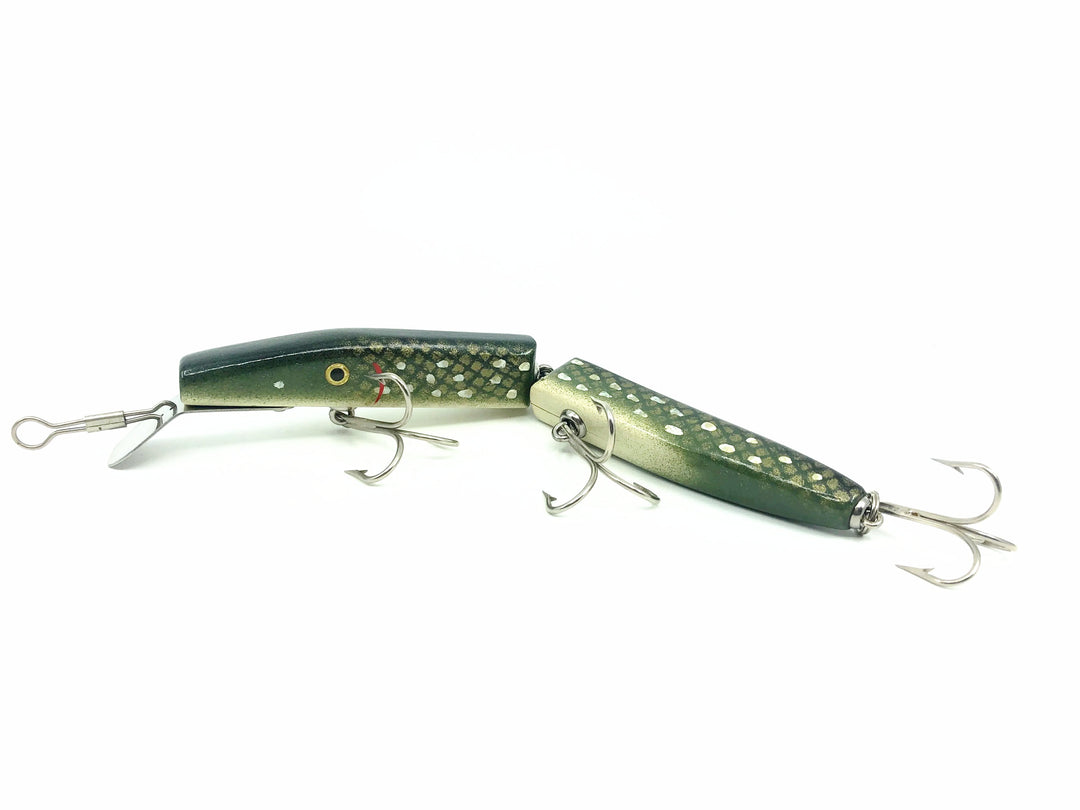 Alzbaits Al Tumas Friendly Al Jointed Musky Lure Jointed, Northern Pike Color