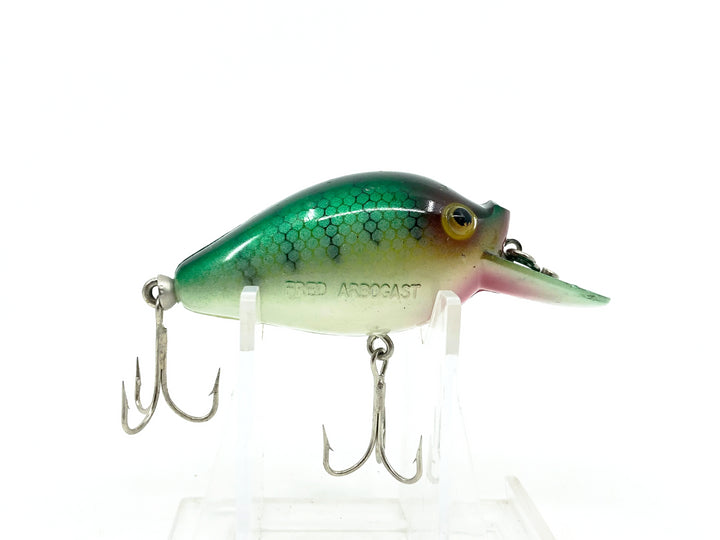 Arbogast Pug-Nose, #64 Green Crawfish Color