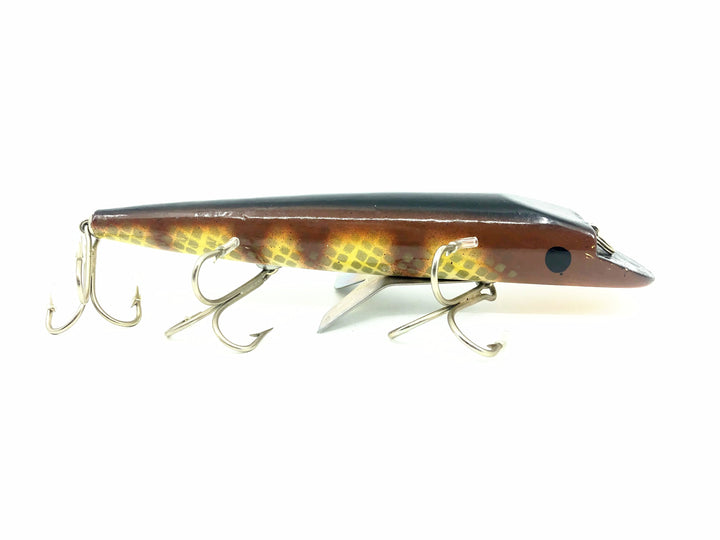 Alzbaits Al Tumas FinFish Bait, Brown Back & Ribs/Yellow & Silver Scale