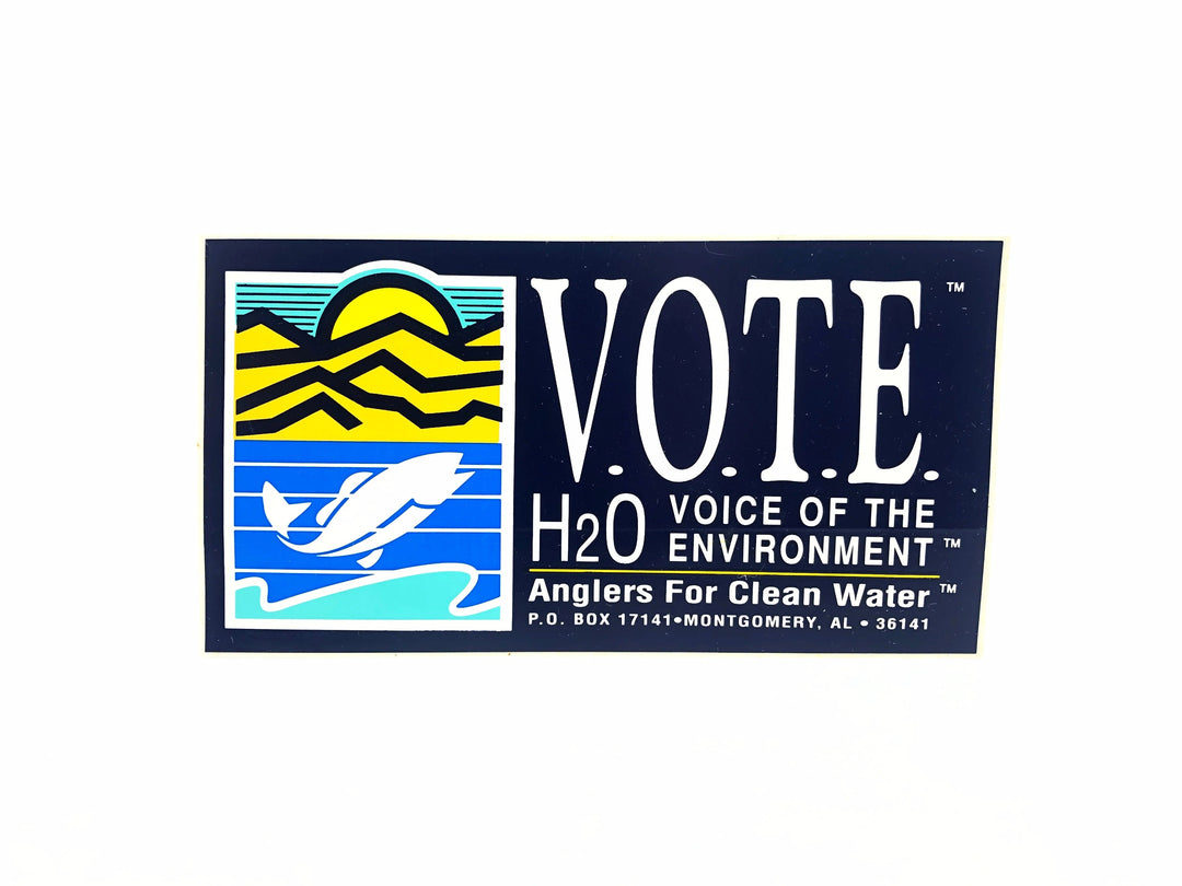 Vote H20 Voice of the Environment Sticker