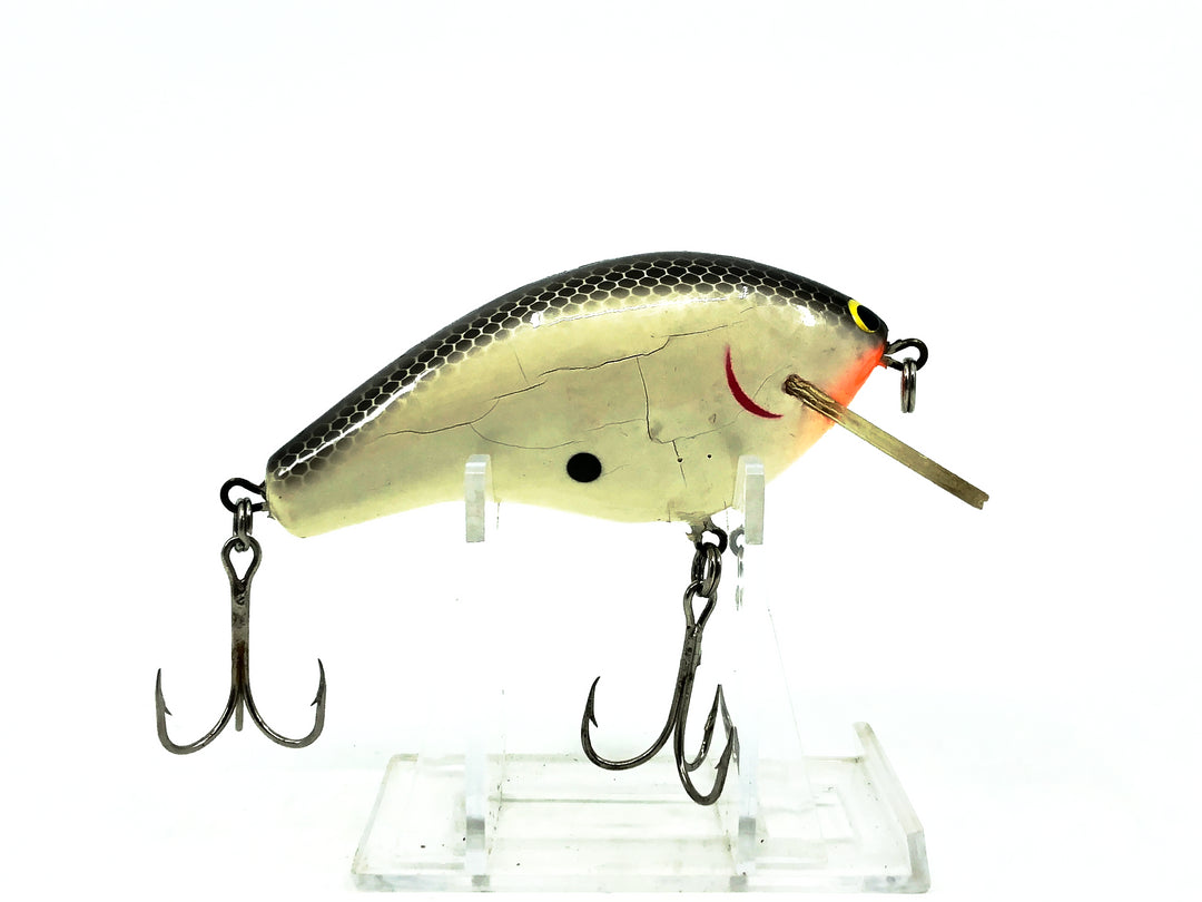 Bagley Balsa BB3 BB3-04 Black on White Shad Color