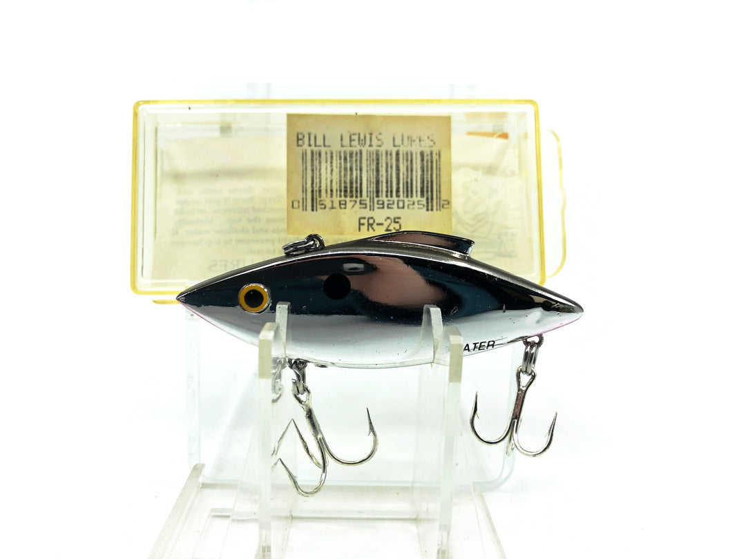 Bill Lewis Floating Rat-L-Trap, #25 Chrome/Black Back Color