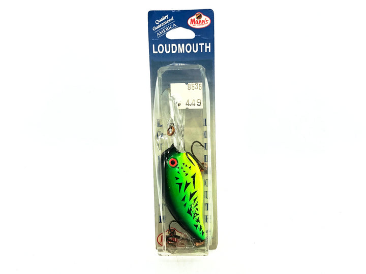 Mann's Loudmouth, Fire Shad Color on Card