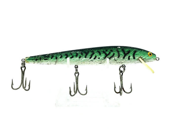 Rebel Floating Minnow F30S, #14 Silver/Green Back/Stripe Color