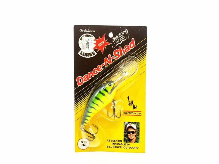 Strike King Dance-N-Shad 9/16oz DNS3, Fire Tiger Color on Card