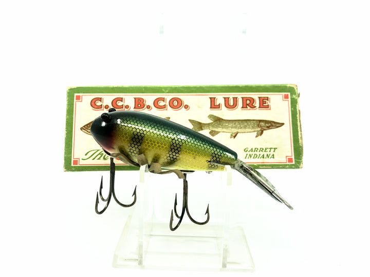 Creek Chub 7000 Seven Thousand, Perch Scale Color 7001 Color w/Box - 1950-54