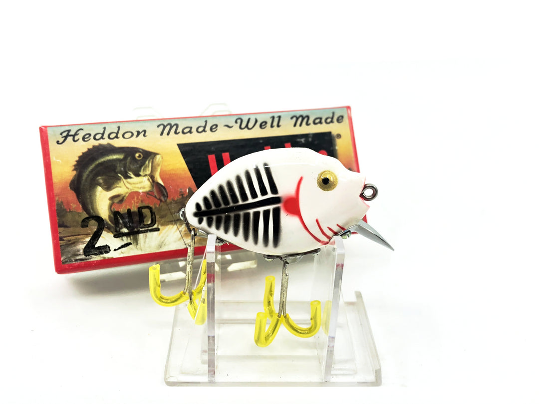 Heddon 9630 2nd Punkinseed X9630XWB White &amp; Black Shore Color New in Box