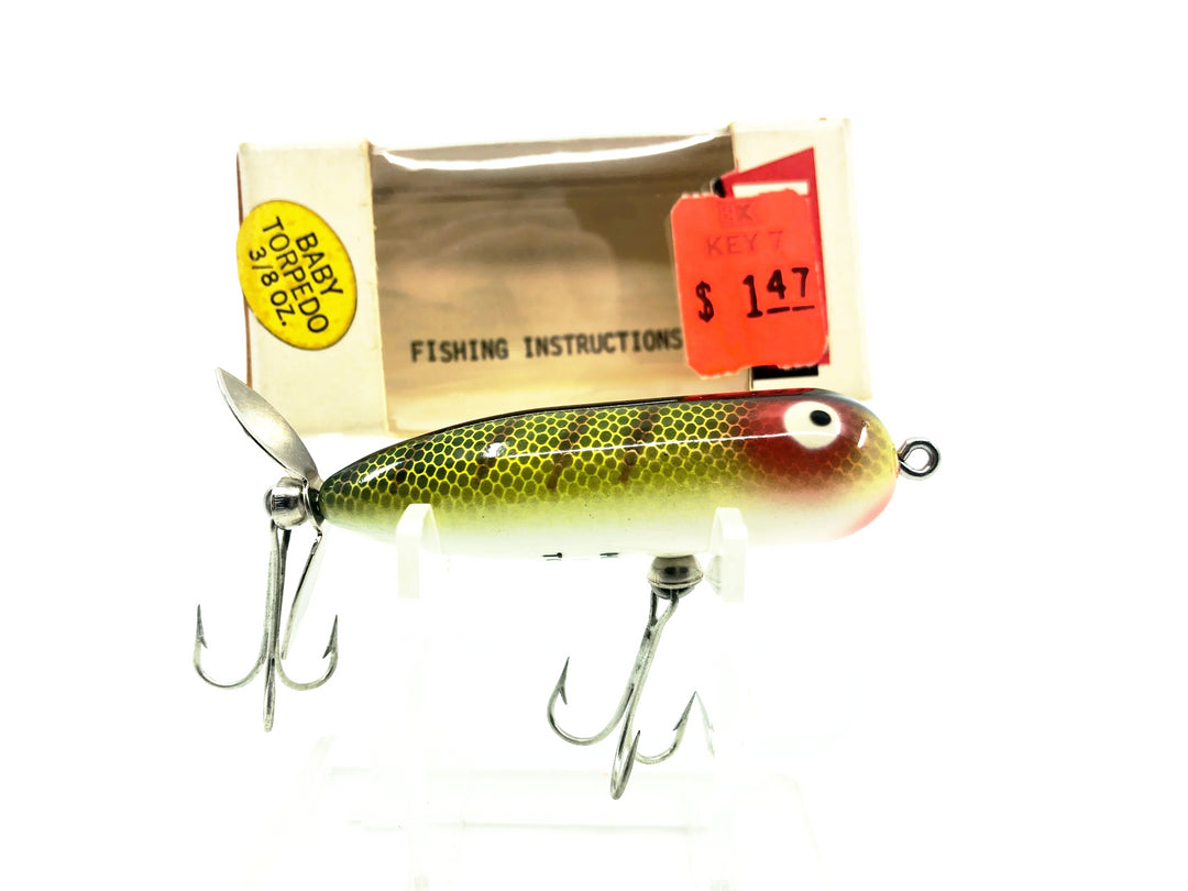 Heddon Baby Torpedo 361, L Perch Color w/Box