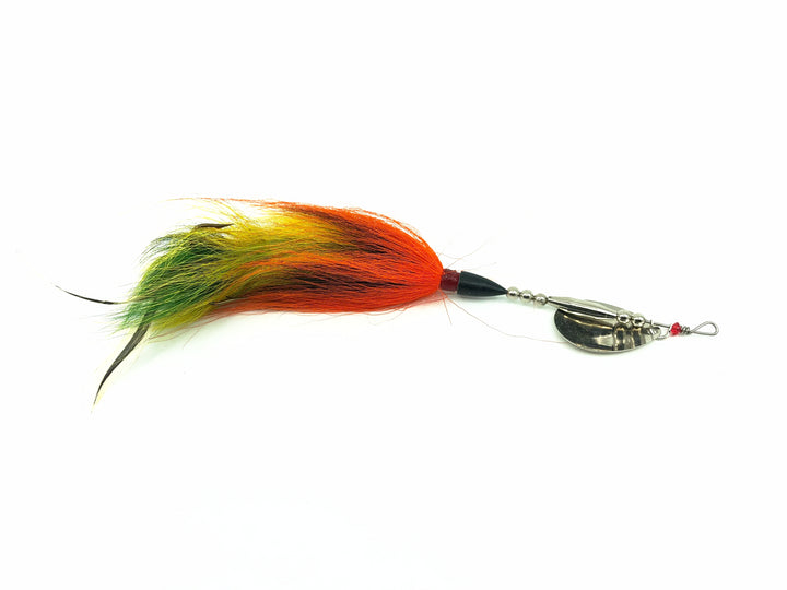 Tandem Musky Bucktail Spinner, Perch Color - Colorado Blade