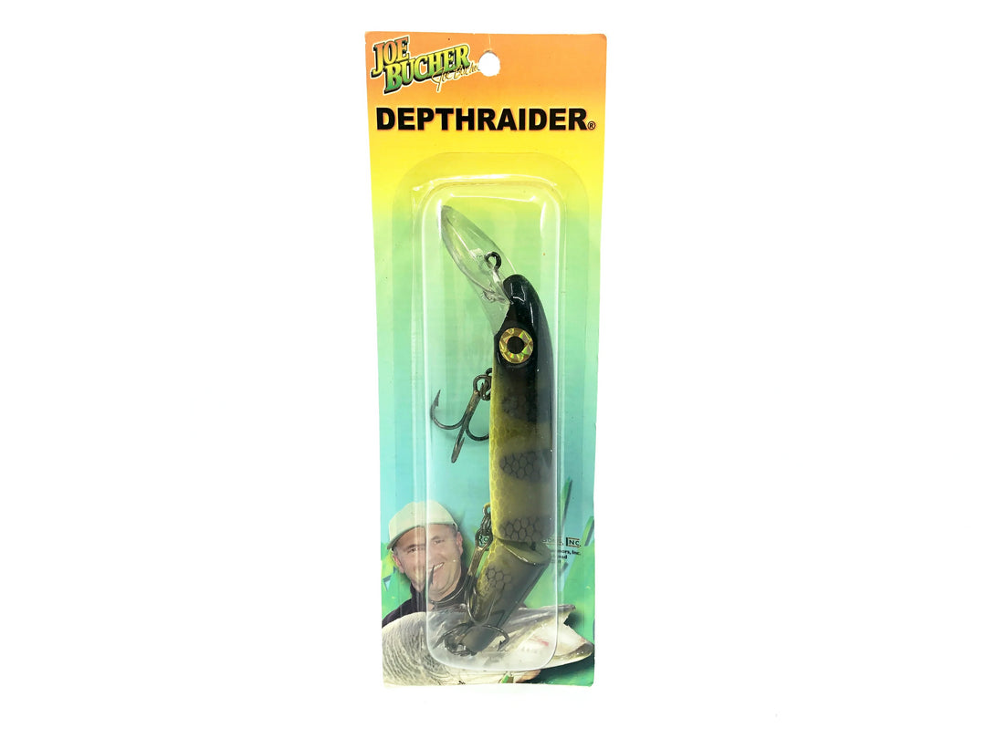 Joe Bucher Tackle Co. Buchertail Jointed Baby Depth Raider 6", Perch Color New on Card