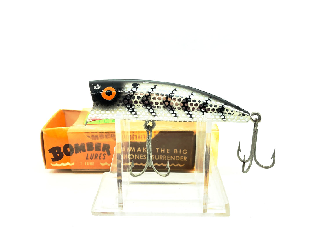 Bomber Popper 3T, 3T82 Meta Black Back Shad Color with Box