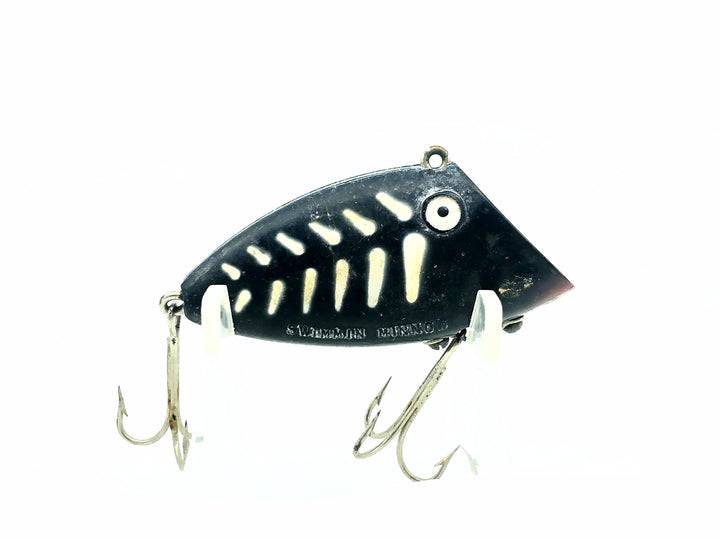 Tackle Industries Swimmin Minnow White Ribs/Black Color